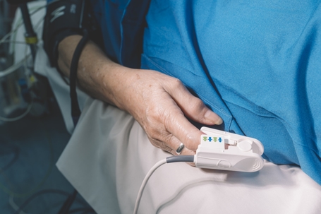 Patient before intervention in hospital