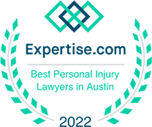 Expertise.com Best Personal Injury Lawyer in Austin badge