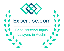 Expertise.com Best Personal Injury Lawyer in Austin badge